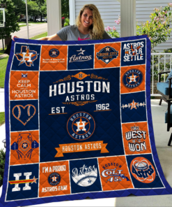 Houston Astros Quilt Blanket H98 a1