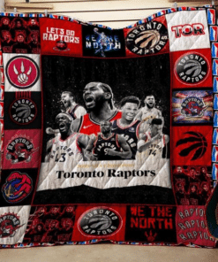 Toronto Raptors Quilt Blanket H98