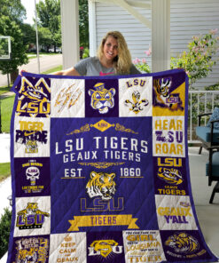 LSU Tigers Blanket Quilt B93