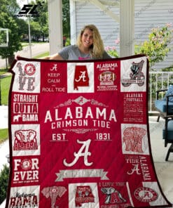 Alabama Crimson Tide Blanket Quilt B93
