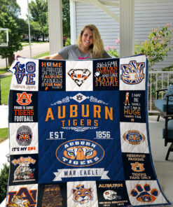 Auburn Tigers Quilt Blanket A95