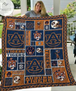 Auburn Tigers 2 Quilt Blanket A95