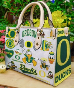 Oregon Ducks Leather Hand Bag H98