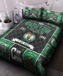 Boston Celtics Quilt Bedding Set B93