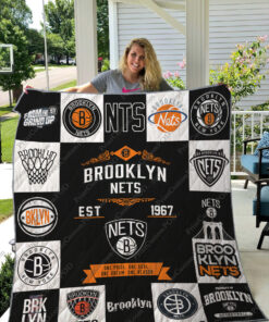 Brooklyn Nets Blanket Quilt v3 B93