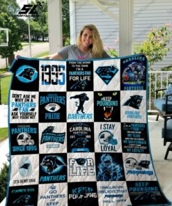 Carolina Panthers 3 Quilt Blanket A95