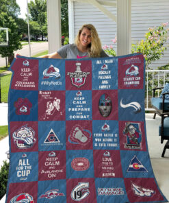 Colorado Avalanche 2 Quilt Blanket A95