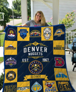 Denver Nuggets  Blanket Quilt v4 B93