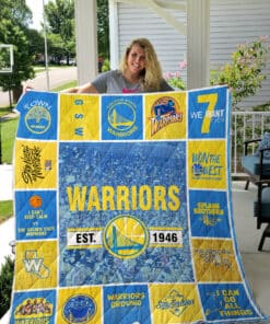 Golden State Warriors Blanket Quilt2 B93