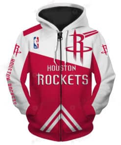 Houston Rockets 3D Zip Hoodie B93
