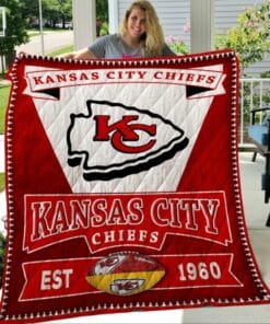 Kansas City Chiefs Blanket Quilt B93