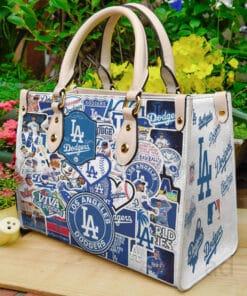 Los Angeles Dodgers Leather Hand Bag B93