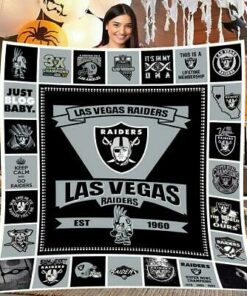 Las Vegas Raiders  Quilt Blanket 2 NT