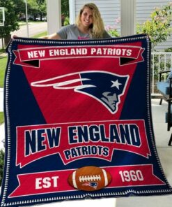 New England Patriots Quilt Blanket NT