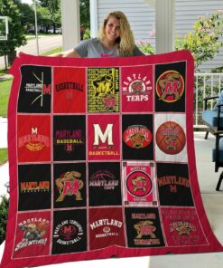 Maryland Terrapins 3 Quilt Blanket A95
