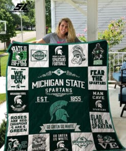 Michigan State Spartans Blanket Quilt B93