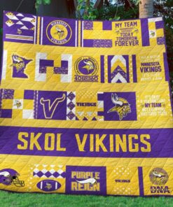 Minnesota Vikings Blanket Quilt B93