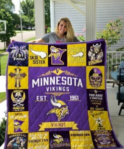 Minnesota Vikings Blanket Quilt2 B93