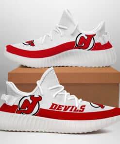 New Jersey Devils Yeezy Sneakers Shoes B93