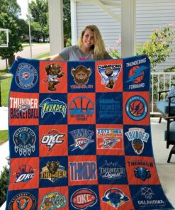 Oklahoma City Thunder Quilt Blanket A95