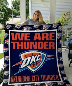 Oklahoma City Thunder 2 Quilt Blanket A95