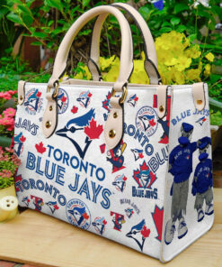 Toronto Blue Jays Leather Hand Bag 2 KA