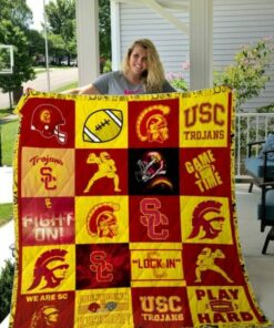 USC Trojans 4 Quilt Blanket BH92