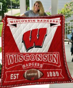 Wisconsin Badgers Quilt Blanket A95