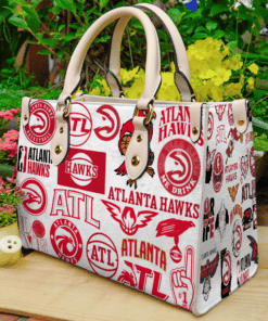 Atlanta Hawks Leather Hand Bag BH92