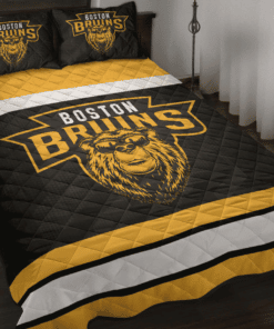 Boston Bruins Quilt Bedding Set BH92