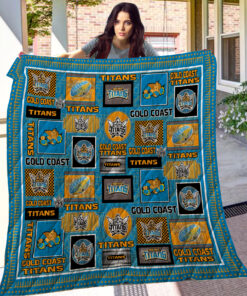 Gold Coast Titans Quilt Blanket A95