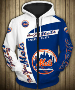 New York Mets 3D Hoodie  NT