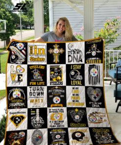 Pittsburgh Steelers Quilt Blanket 1 NT