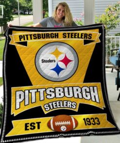 Pittsburgh Steelers Quilt Blanket NT
