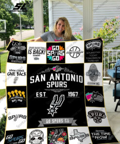 San Antonio Spurs Quilt Blanket NT