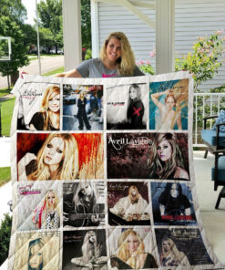 Avril LavigneWiz khalifa Quilt Blanket 2 TT