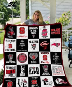 NC State Wolfpack Quilt Blanket NT