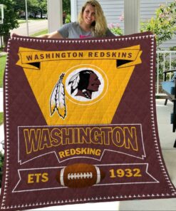 Washington Redskins Quilt Blanket1 NT