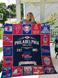 Philadelphia Phillies Quilt Blanket NT