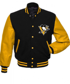 Pittsburgh Penguins Baseball Jacket H98