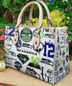 Seattle Seahawks Leather Hand Bag BH92