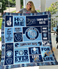 Tampa Bay Rays Quilt Blanket H98