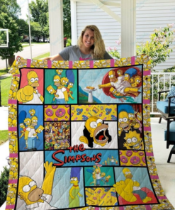 The Simpsons Quilt Blanket H98 a1