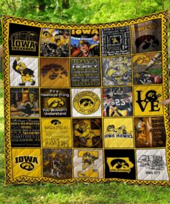Iowa Hawkeyes Quilt Blanket NT