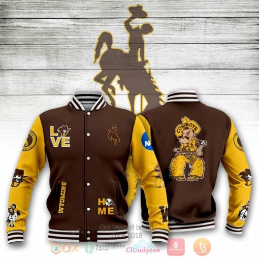 Wyoming Cowboys Baseball Jacket A95