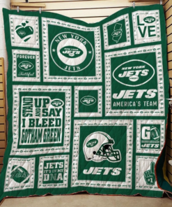 New York Jets Quilt Blanket 1H98