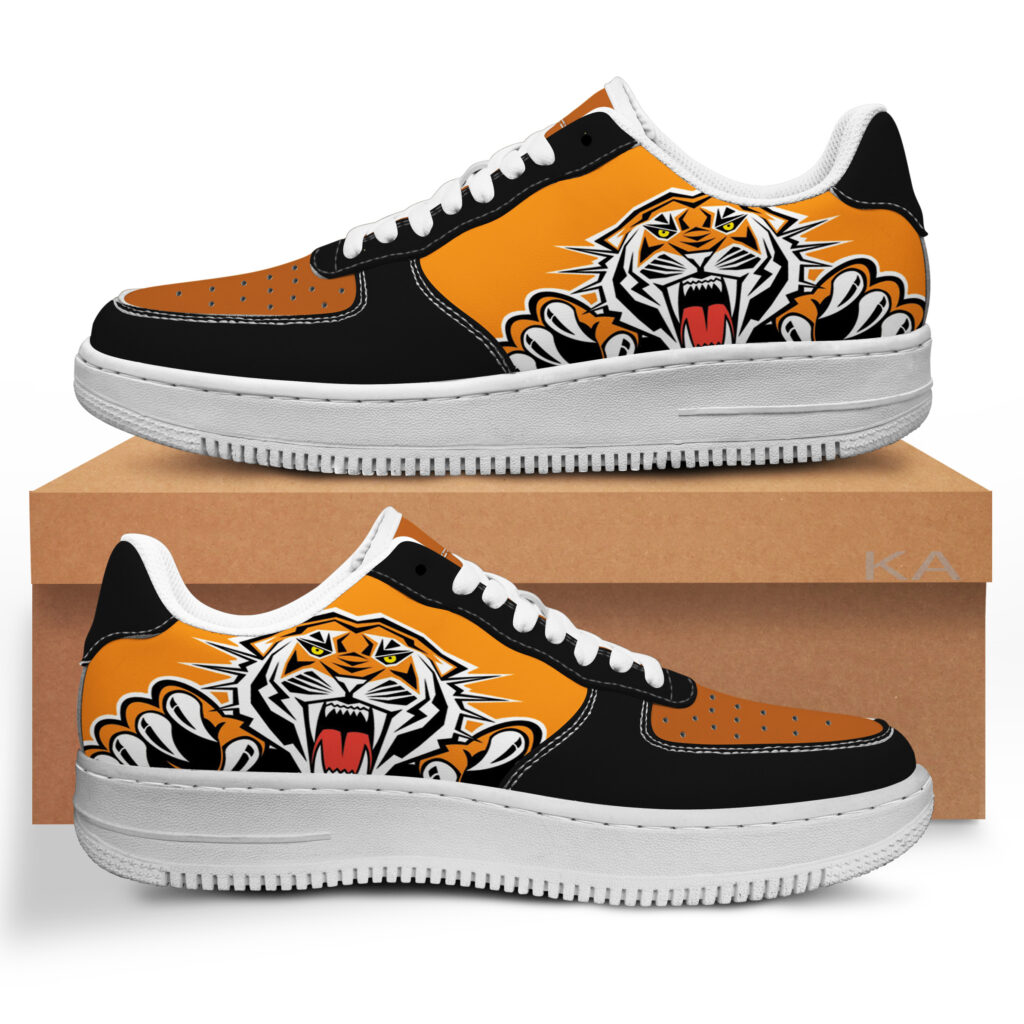 Wests Tigers Air Force 1 Shoes KA - Teehorses